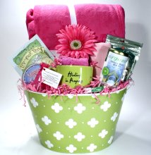 Cancer gift baskets for women